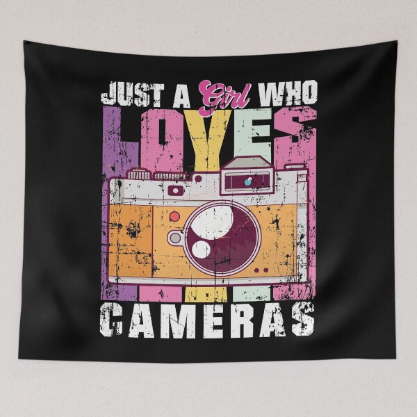 Item preview, JUST A GIRL WHO LOVES CAMERAS designed and sold by starider.