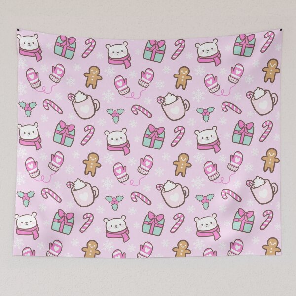 Item preview, Cute Christmas // Pink | Nikury designed and sold by nikury.
