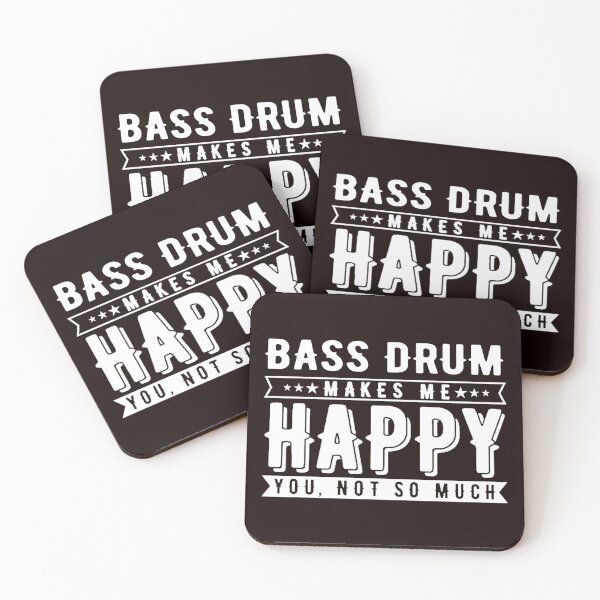 Item preview, Bass Drum Makes Me Happy, Funny Drumming designed and sold by Aerial Addicts.