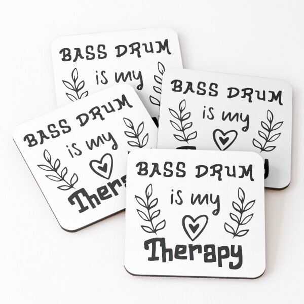 Item preview, Bass Drum Is My Therapy, Funny Drumming designed and sold by Aerial Addicts.