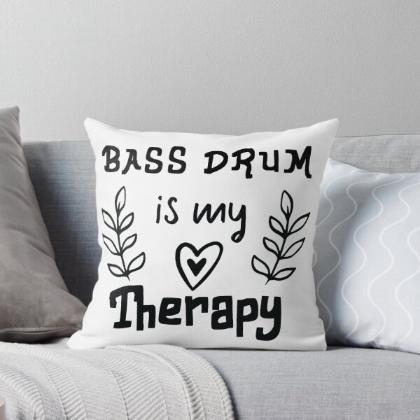 Item preview, Bass Drum Is My Therapy, Funny Drumming designed and sold by Aerial Addicts.