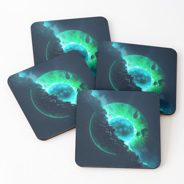 Item preview, Emerald Lunar Core Cracking Open DALL-E AI Art designed and sold by stine1.