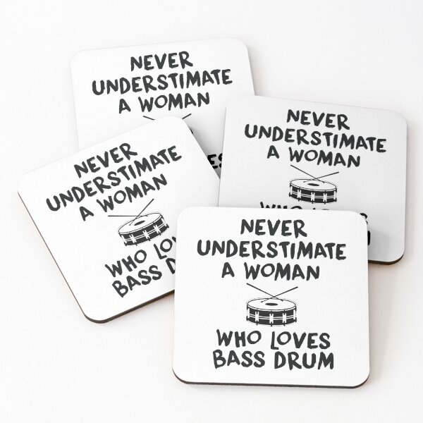 Item preview, Bass Drum Woman, Funny Drumming designed and sold by Aerial Addicts.