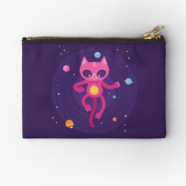 God is a Cat Zipper Pouch