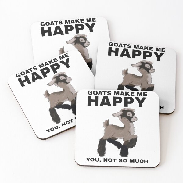 Item preview, Goats Make Me Happy, You Not So Much - Goat Simulator Funny  designed and sold by Trendy-Now.