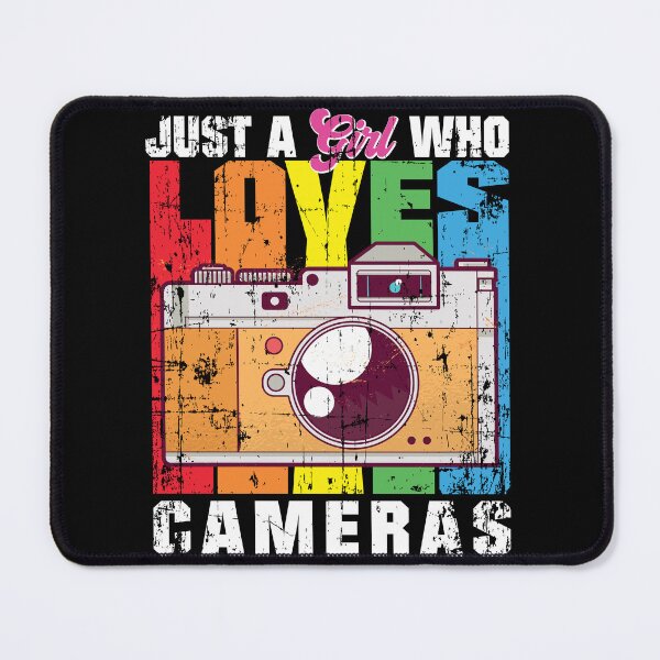Item preview, JUST A GIRL WHO LOVES CAMERAS designed and sold by starider.
