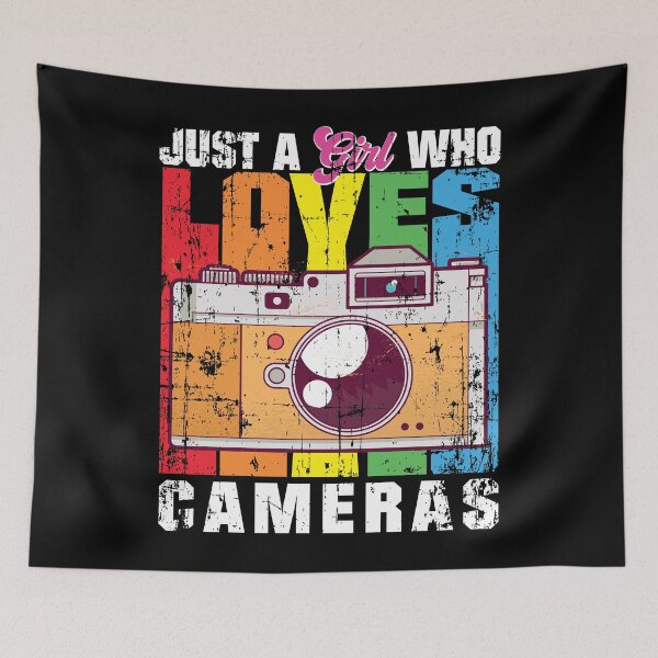 Item preview, JUST A GIRL WHO LOVES CAMERAS designed and sold by starider.