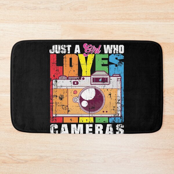 Item preview, JUST A GIRL WHO LOVES CAMERAS designed and sold by starider.