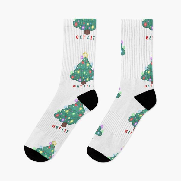 Item preview, Christmas Tree Get Lit designed and sold by Minidooods.