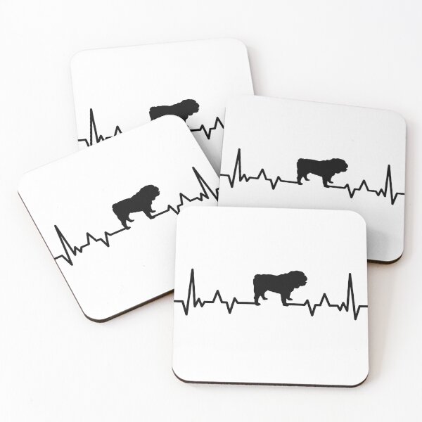 Item preview, English Buldog Heartbeat designed and sold by shokA Design.