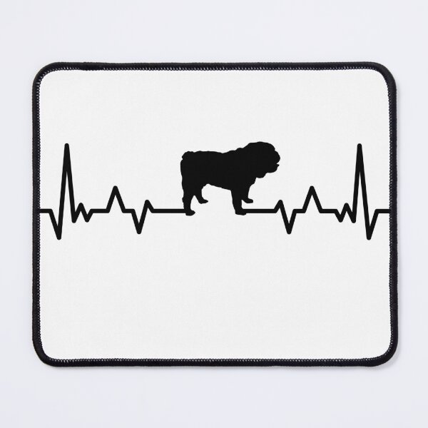 Item preview, English Buldog Heartbeat designed and sold by shokA Design.