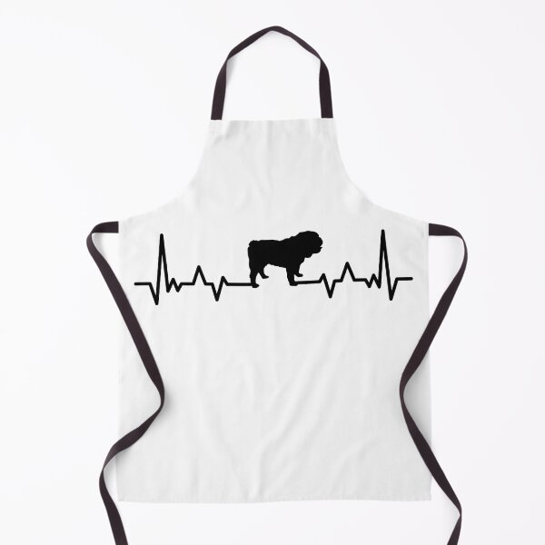 Item preview, Latido del corazón del buldog inglés designed and sold by shokA Design.