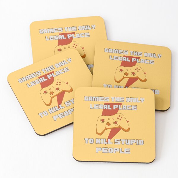 Item preview, Games the only legal place to kill stupid people  designed and sold by 5thseason-shop.