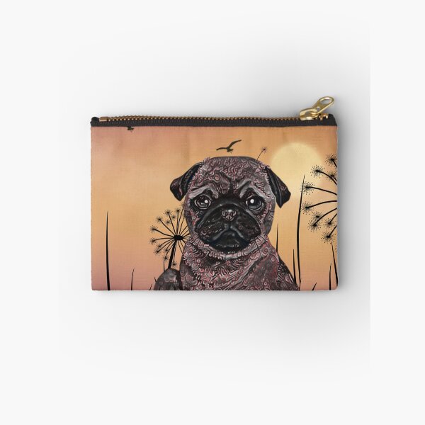 Item preview, Sunset Background with Pug designed and sold by HappyLifeCreate.