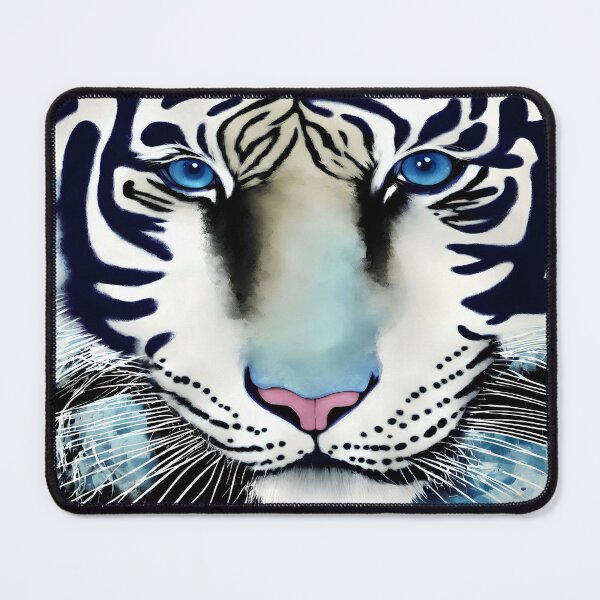 Item preview, Lucky Tiger Blue Eyes designed and sold by @adorcharm Modern & Classic AI Art.