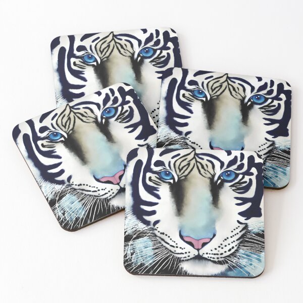 Item preview, Lucky Tiger Blue Eyes designed and sold by @adorcharm Modern & Classic AI Art.