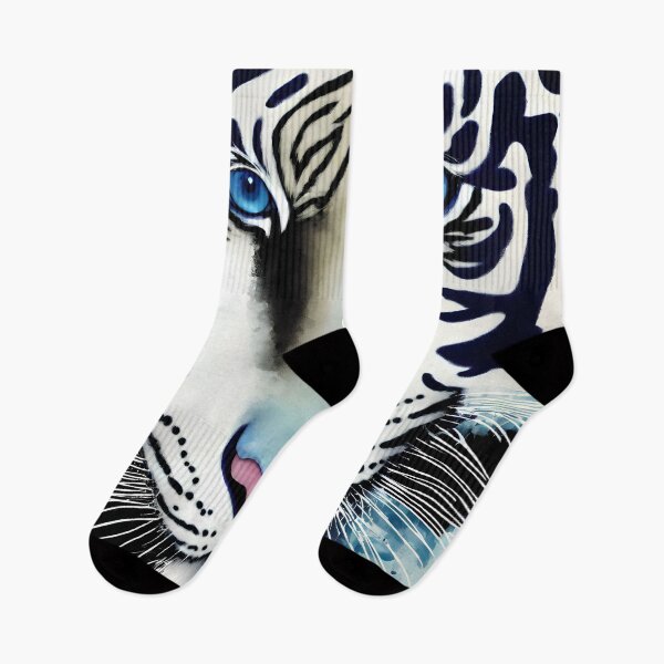 Item preview, Lucky Tiger Blue Eyes designed and sold by @adorcharm Modern & Classic AI Art.
