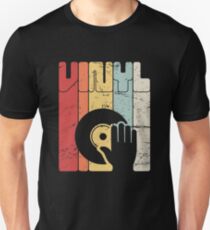 Retro Vinyl Record Turntable Unisex T-Shirt