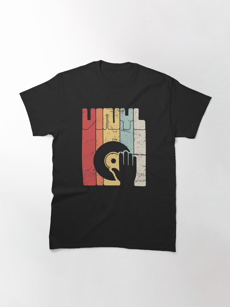 Thumbnail 3 of 7, Classic T-Shirt, Retro Vinyl Record Turntable designed and sold by ethandirks.