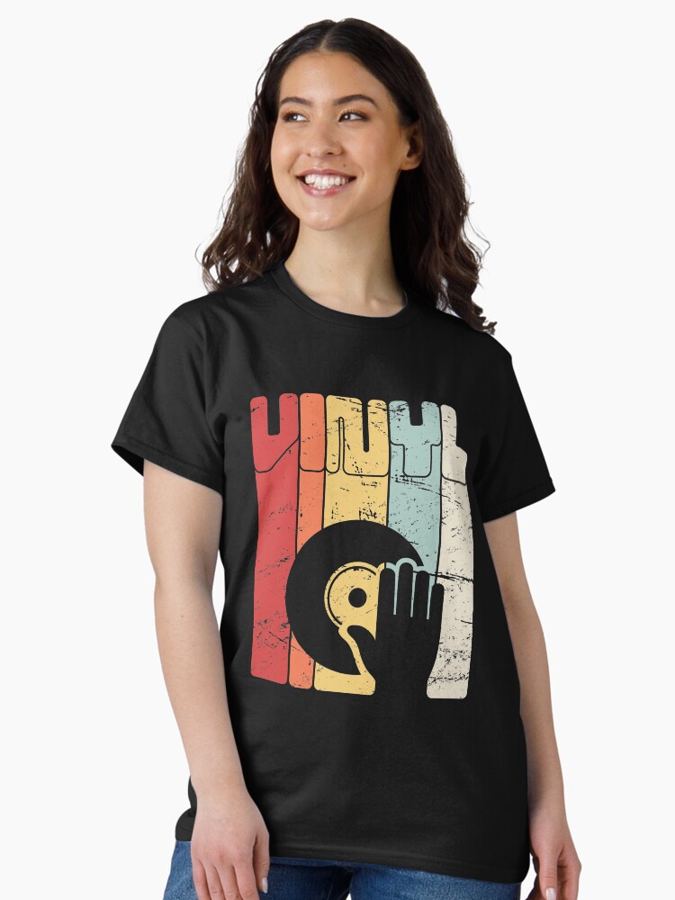 Thumbnail 1 of 7, Classic T-Shirt, Retro Vinyl Record Turntable designed and sold by ethandirks.