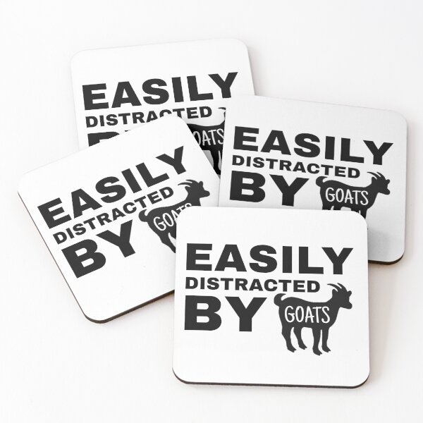 Item preview, Easily Distracted by Goats - Goat Simulator Funny  designed and sold by Trendy-Now.