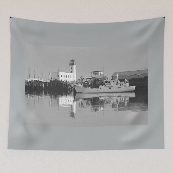 Item preview, Scarborough Lighthouse Monochrome  designed and sold by Alisonchambers2.