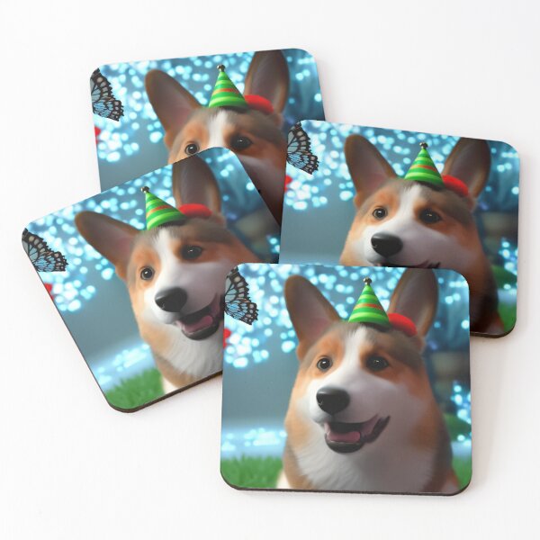 Item preview, Cheerful corgi, happy birthday, cool inscription designed and sold by artdragongift 15.