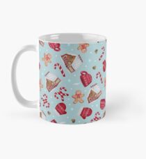 Christmas Pattern - Gingerbread and Candy Canes Mug