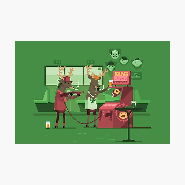 Buck Hunter Photographic Print