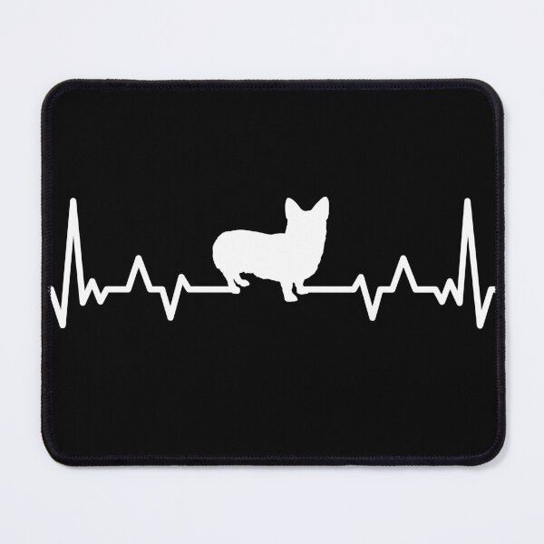 Item preview, Funny pembroke welsh corgi dog Heartbeat designed and sold by shokA Design.