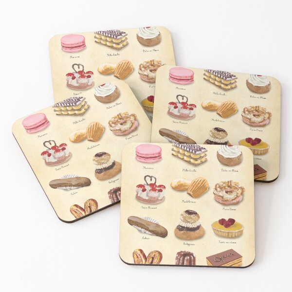 Item preview, French Patisserie Print designed and sold by Highdown73.