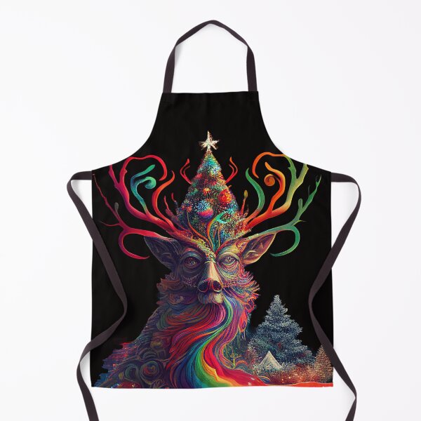Item preview, PSYCHEDELIC REINDEER Midjourney AI Artwork designed and sold by davidjulie.