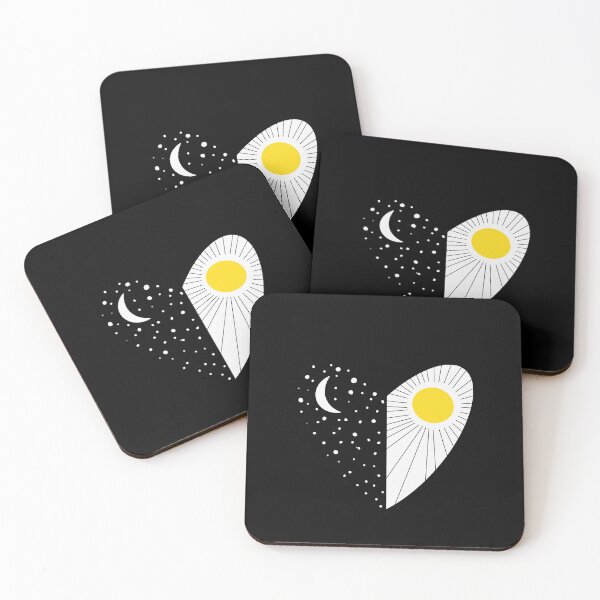 Item preview, heart with moon and sun designed and sold by Onhappy17.