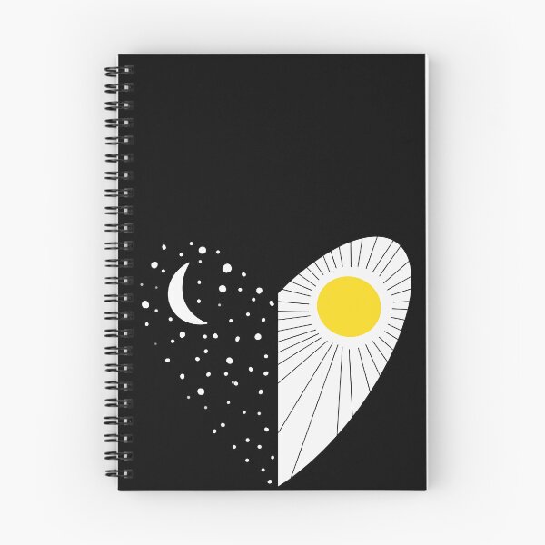 Item preview, heart with moon and sun designed and sold by Onhappy17.