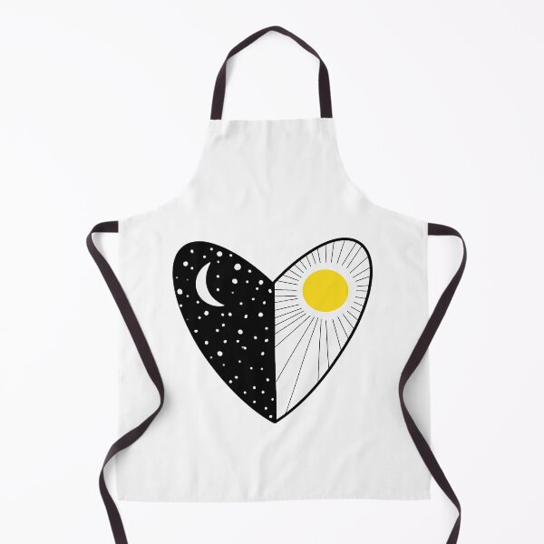 Item preview, heart with moon and sun designed and sold by Onhappy17.