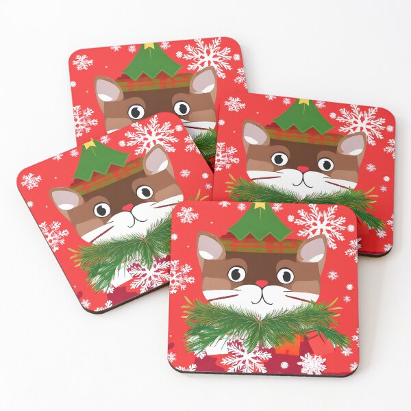 Item preview, Cute Christmas Kitty designed and sold by GeorgiosT.