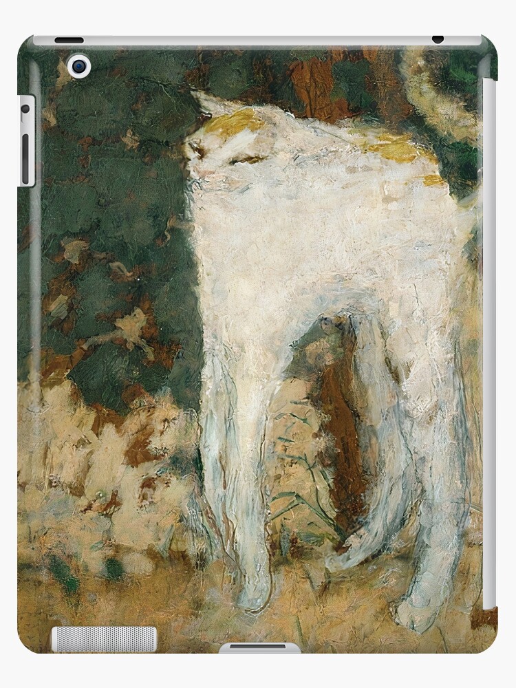 Pierre Bonnard long legs cat, Cursed Cat Meme | iPad Case & Skin