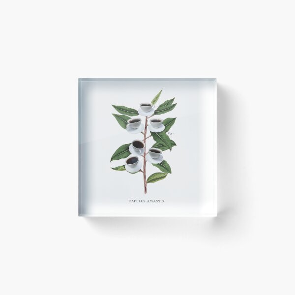 Artikelvorschau, Botanisches Kaffeeplakat, Kaffee, lustiger Humor, Kunst für Café oder Küche entworfen und verkauft von Highdown73.