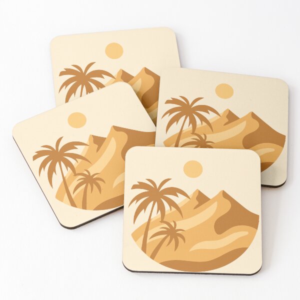 Item preview, Sunset On A Beach With Palm Trees designed and sold by Mahe-Art.