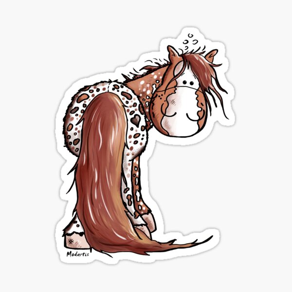 Item preview, Cute Appaloosa Horse Cartoon - Appaloosas - Gift designed and sold by modartis.