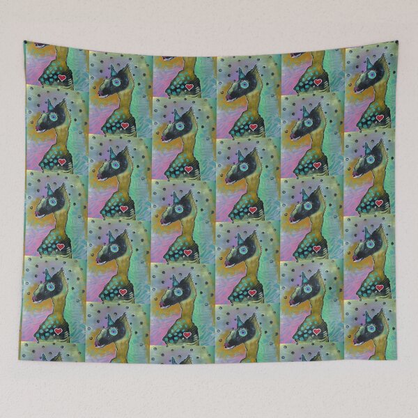 Item preview, Weird Horse designed and sold by BeaOutsiderArt.