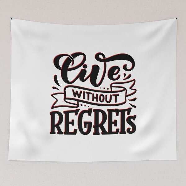 Item preview, Live without regrets designed and sold by Calliope ❤️.