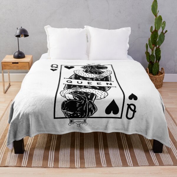 Item preview, Black Labrador Retriever Queen Of Hearts Funny Dog Pop Art designed and sold by GrandeDuc.