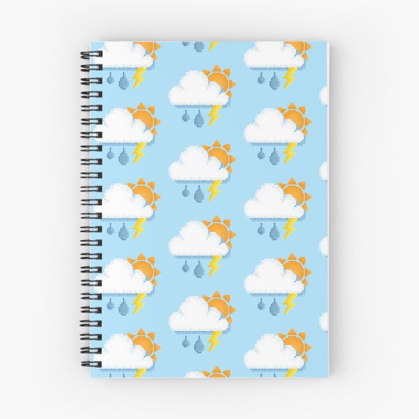 Item preview, Retro Sunny Rain Storm Pixel Design designed and sold by 8BitTrip.