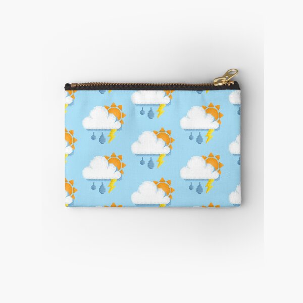 Item preview, Retro Sunny Rain Storm Pixel Design designed and sold by 8BitTrip.