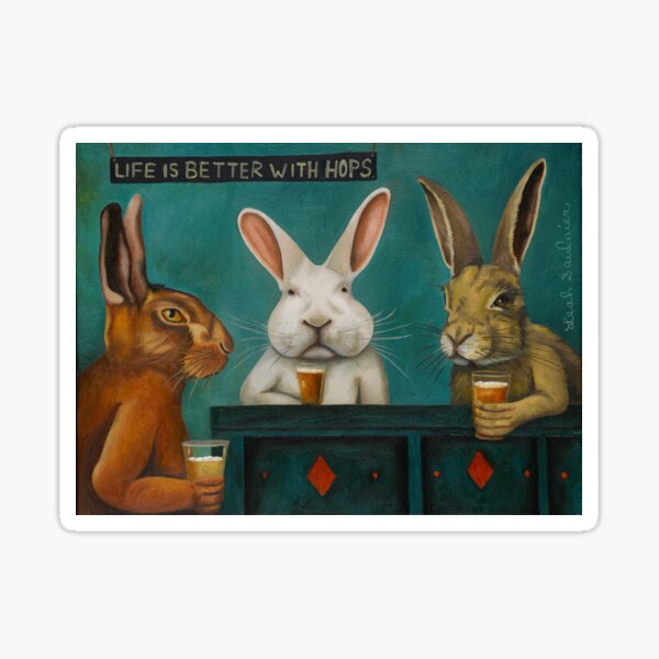 Bar Hopping Sticker