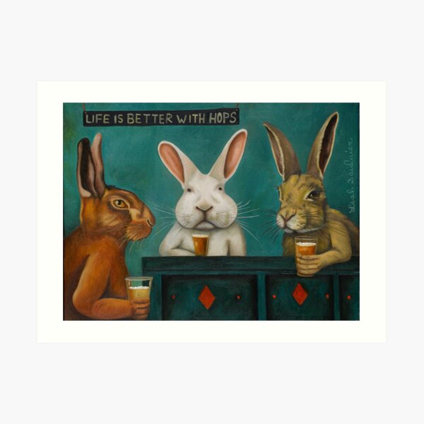 Bar Hopping Art Print