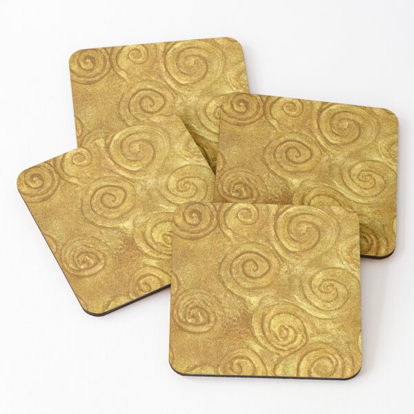 Item preview, Klimt Pattern in Gold designed and sold by maniacfitness.