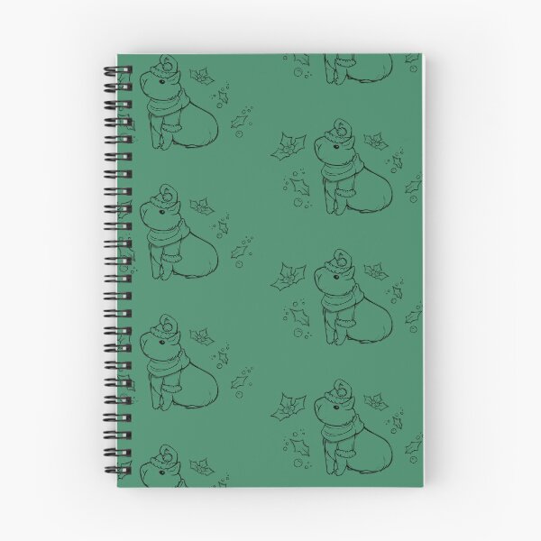 Aperçu de l'œuvre Capybara de Noël [Lignes noires] créée et vendue par Thirea.