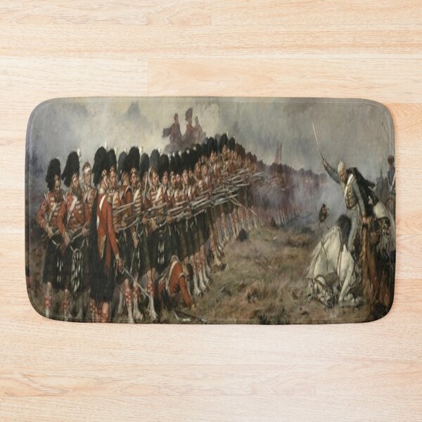 Item preview, The Red Line - Scottish Highlanders - Battle of Balaclava - 1854 - Art Print Design designed and sold by TheHappyK.